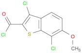 3,7-Dichloro-6-methoxybenzo[b]thiophene-2-carbonyl chloride