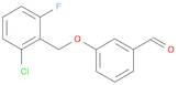 3-[(2-CHLORO-6-FLUOROBENZYL)OXY]BENZALDEHYDE