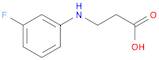 3-[(3-FLUOROPHENYL)AMINO]PROPANOIC ACID