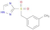 3-((3-Methylbenzyl)sulfonyl)-1H-1,2,4-triazole