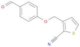 3-[(4-FORMYLPHENOXY)METHYL]THIOPHENE-2-CARBONITRILE