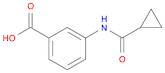 3-(Cyclopropanecarboxamido)benzoic acid