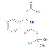 3-((tert-Butoxycarbonyl)amino)-3-(3-fluorophenyl)propanoic acid