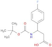 3-{[(tert-butoxy)carbonyl]amino}-3-(4-fluorophenyl)propanoic acid