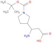 3-Amino-3-(1-(tert-butoxycarbonyl)pyrrolidin-3-yl)propanoic acid