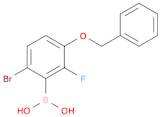 3-Benzyloxy-6-bromo-2-fluorophenylboronic acid