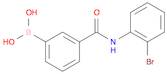 3-(2-BROMOPHENYLCARBAMOYL)PHENYLBORONIC ACID