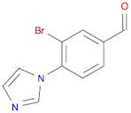 _x005F_x000D_3-Bromo-4-(1-imidazolyl)benzaldehyde