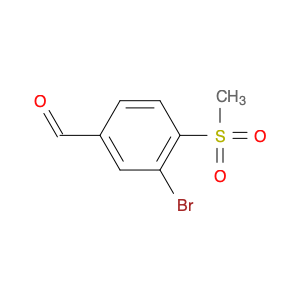 3-Bromo-4-(methylsulfonyl)benzaldehyde