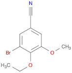 3-Bromo-4-ethoxy-5-methoxybenzonitrile