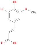 3-BROMO-4-HYDROXY-5-METHOXYCINNAMIC ACID