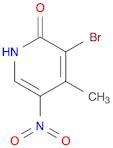 3-Bromo-4-methyl-5-nitropyridin-2-ol