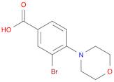 3-Bromo-4-morpholinobenzoic acid