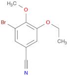 3-Bromo-5-ethoxy-4-methoxybenzonitrile