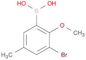 (3-Bromo-2-methoxy-5-methylphenyl)boronic acid