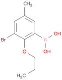 (3-Bromo-5-methyl-2-propoxyphenyl)boronic acid