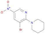 3-Bromo-5-nitro-2-(piperidin-1-yl)pyridine