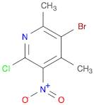 3-Bromo-6-chloro-2,4-dimethyl-5-nitropyridine