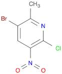 3-Bromo-6-chloro-2-methyl-5-nitropyridine