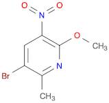 3-Bromo-6-methoxy-2-methyl-5-nitropyridine