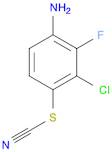 3-Chloro-2-fluoro-4-thiocyanatoaniline