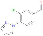 3-Chloro-4-(1H-pyrazol-1-yl)benzaldehyde