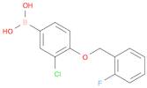 (3-Chloro-4-((2-fluorobenzyl)oxy)phenyl)boronic acid