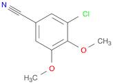 3-Chloro-4,5-dimethoxybenzonitrile