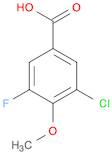 3-CHLORO-5-FLUORO-4-METHOXYBENZOIC ACID