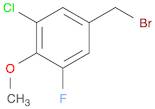 3-CHLORO-5-FLUORO-4-METHOXYBENZYL BROMIDE