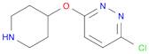 3-Chloro-6-(4-piperidyloxy)pyridazine