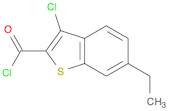 3-Chloro-6-ethylbenzo[b]thiophene-2-carbonyl chloride