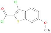 3-Chloro-6-methoxybenzo[b]thiophene-2-carbonyl chloride