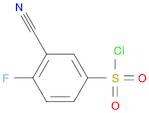 3-Cyano-4-fluorobenzenesulfonyl chloride