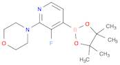 4-(3-Fluoro-4-(4,4,5,5-tetramethyl-1,3,2-dioxaborolan-2-yl)pyridin-2-yl)morpholine