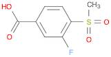 3-Fluoro-4-(methylsulphonyl)benzoic acid