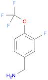 3-Fluoro-4-(trifluoromethoxy)benzylamine