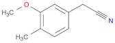 3-Methoxy-4-methylphenylacetonitrile