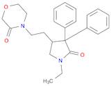 3-Morpholinone,4-[2-(1-ethyl-5-oxo-4,4-diphenyl-3-pyrrolidinyl)ethyl]-