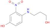 4-((3-Hydroxypropyl)amino)-3-nitrophenol