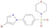 4-((4-(4-Bromo-1H-pyrazol-1-yl)phenyl)sulfonyl)morpholine