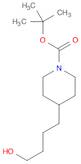 tert-butyl 4-(4-hydroxybutyl)piperidine-1-carboxylate