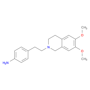 4-[2-(3,4-DIHYDRO-6,7-DIMETHOXY-2(1H)-ISOQUINOLINYL)ETHYL]-BENZENAMINE