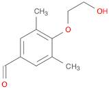 4-(2-Hydroxyethoxy)-3,5-dimethylbenzaldehyde