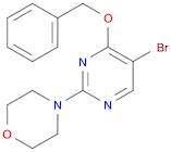 4-(4-BENZYLOXY-5-BROMOPYRIMIDIN-2-YL)MORPHOLINE