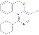 4-BENZYLOXY-5-BROMO-2-(PIPERIDIN-1-YL)PYRIMIDINE