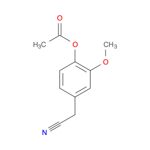 4-(Cyanomethyl)-2-methoxyphenyl acetate