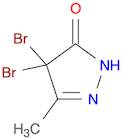 4,4-Dibromo-3-methyl-2-pyrazolin-5-one