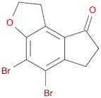 4,5-Dibromo-6,7-dihydro-1H-indeno[5,4-b]furan-8(2H)-one