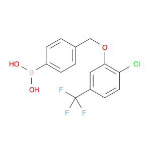 (4-((2-Chloro-5-(trifluoromethyl)phenoxy)methyl)phenyl)boronic acid